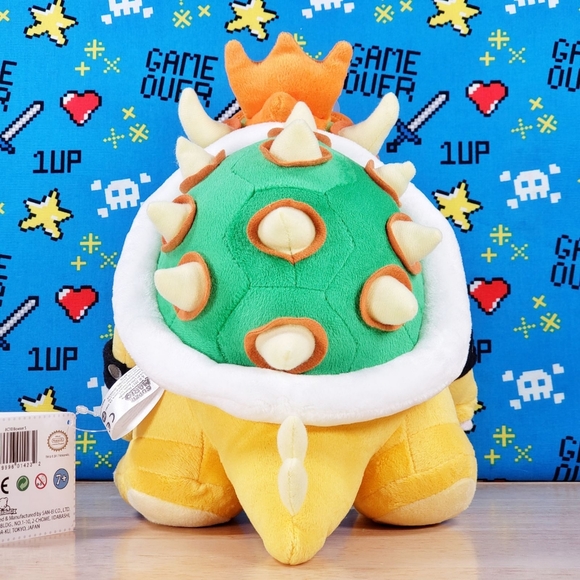 Little Buddy Nintendo BOWSER 10" #10 2017 All Star Super Mario Collectible Plush - Picture 5 of 12